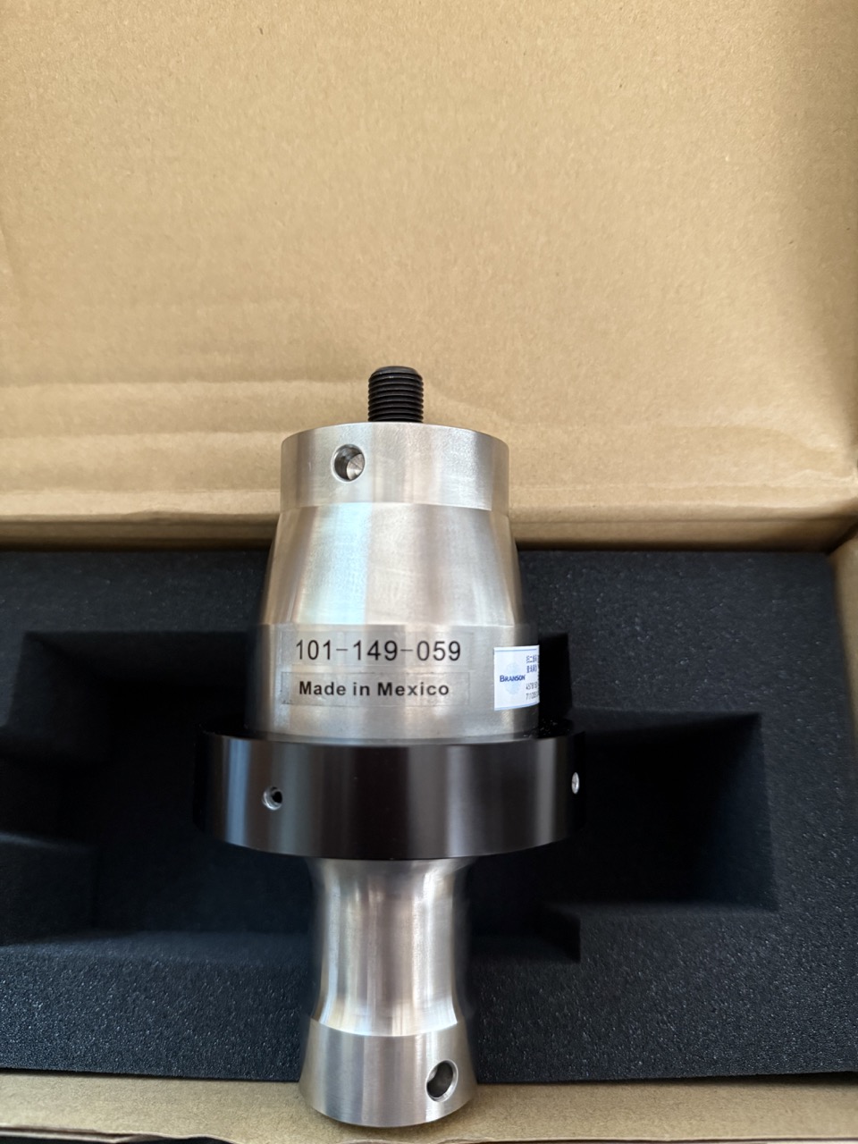 Branson Ultrasonic 101-149-059 Titanium 1:2.5 Black Booster 20kHz